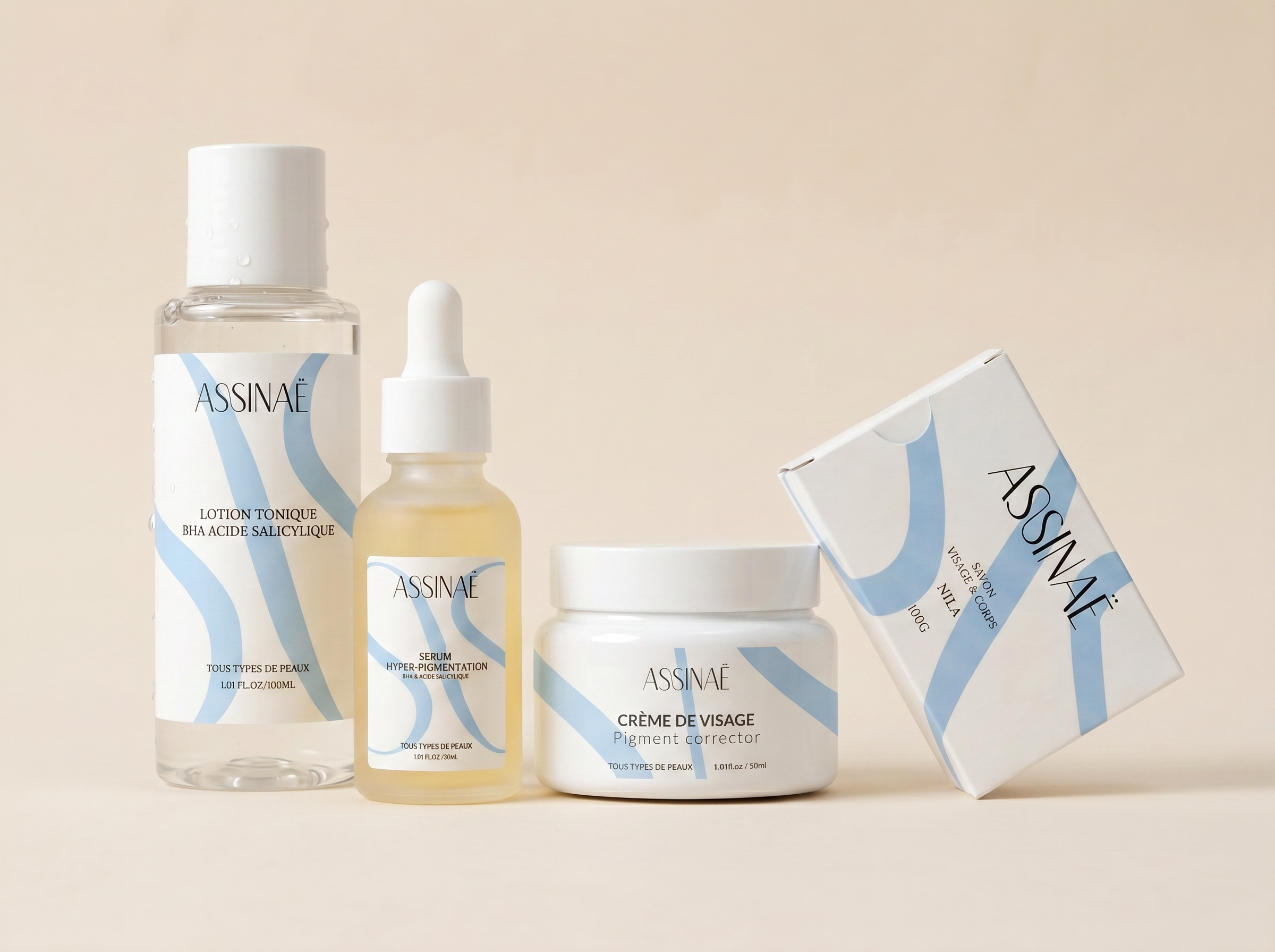 Routine Visage Pigment Corrector 4 Produits – Soin Anti-Taches Teint Unifié